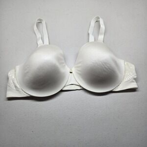 Vanity Fair Women Bra 42C White T Shirt Underwired Lace Strap